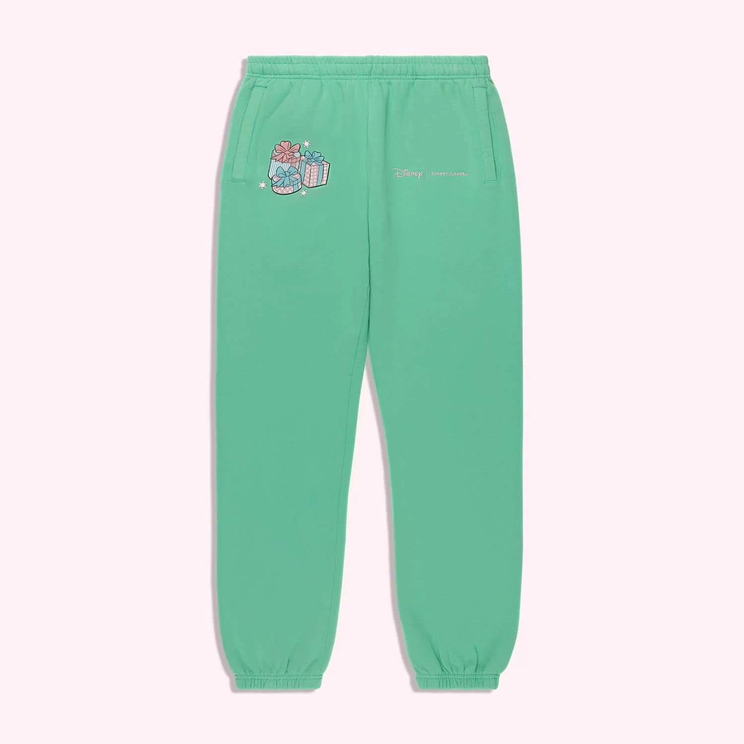 Disney Mickey & Minnie's Holiday Collection Green Sweatpants | Stoney Clover Lane