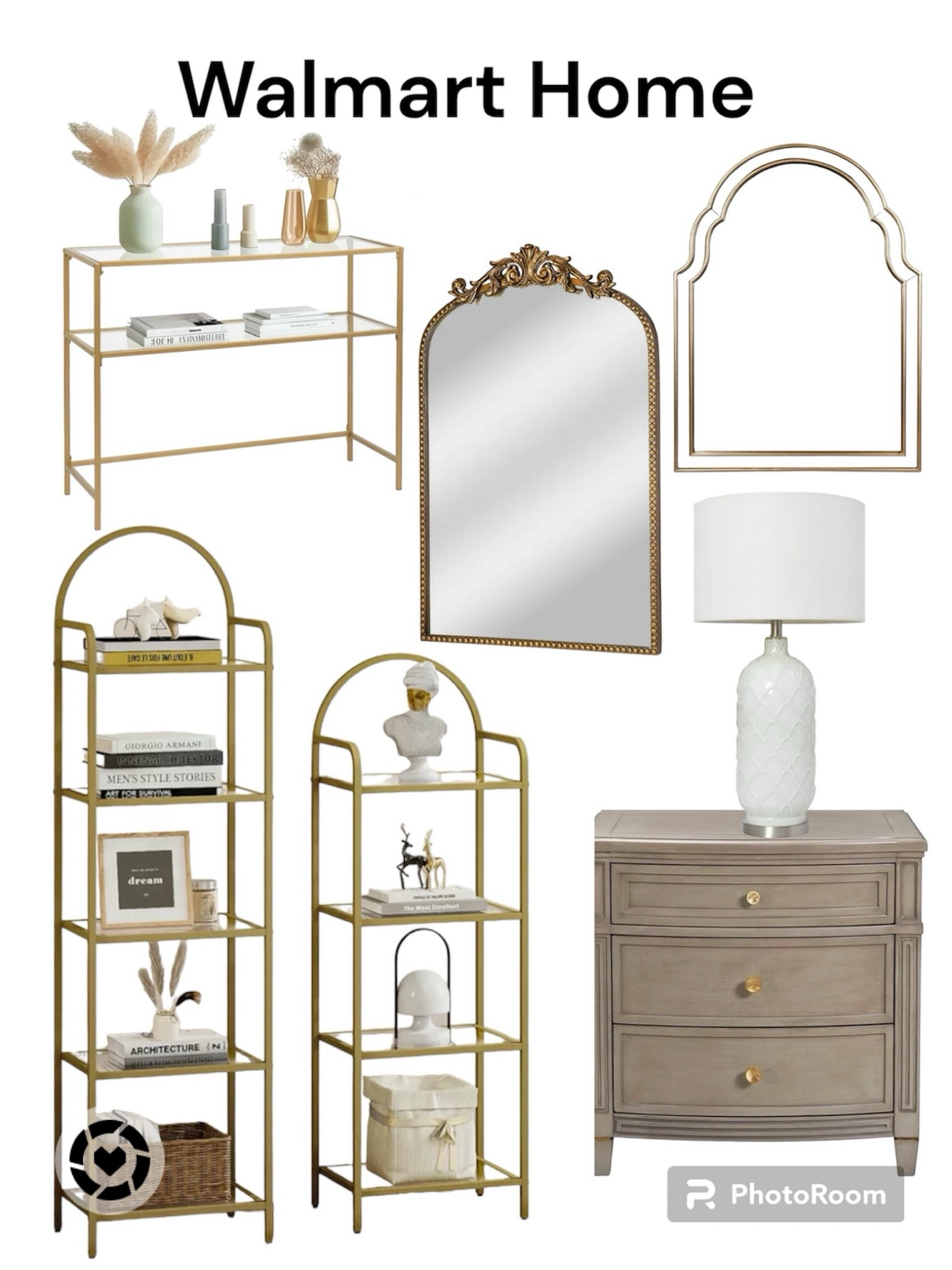 Walmart home decor. Mirrors, side table and shelf. 

#homedecor
#walmarthome

Follow my shop @417bargainfindergirl on the @shop.LTK app to shop this post and get my exclusive app-only content!

#liketkit #LTKhome
@shop.ltk
https://liketk.it/4CHcz

#LTKhome