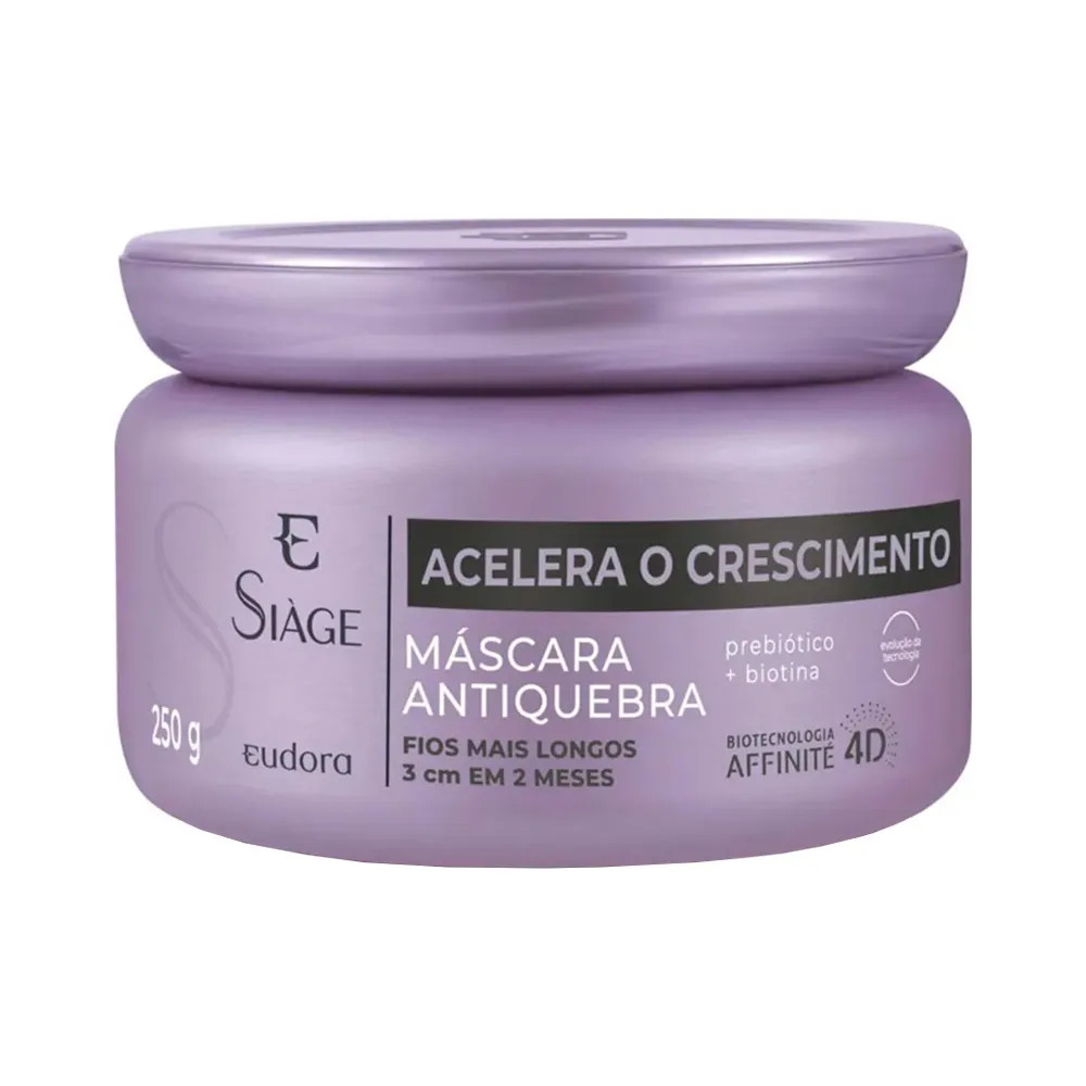 Máscara Antiquebra Eudora Siáge Acelera Crescimento 250 g | Amobeleza (BR)