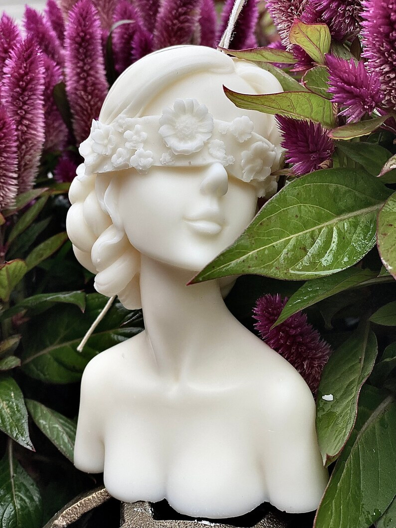 Unique Flower Girl Candle/goddess Candle/vintage | Etsy | Etsy (US)