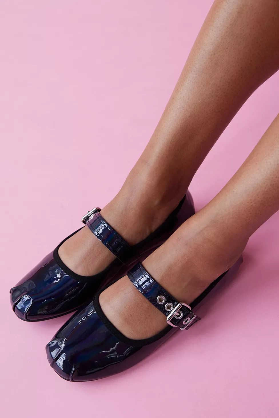 UO Sammy Grommet Strap Ballet Flat | Urban Outfitters (US and RoW)