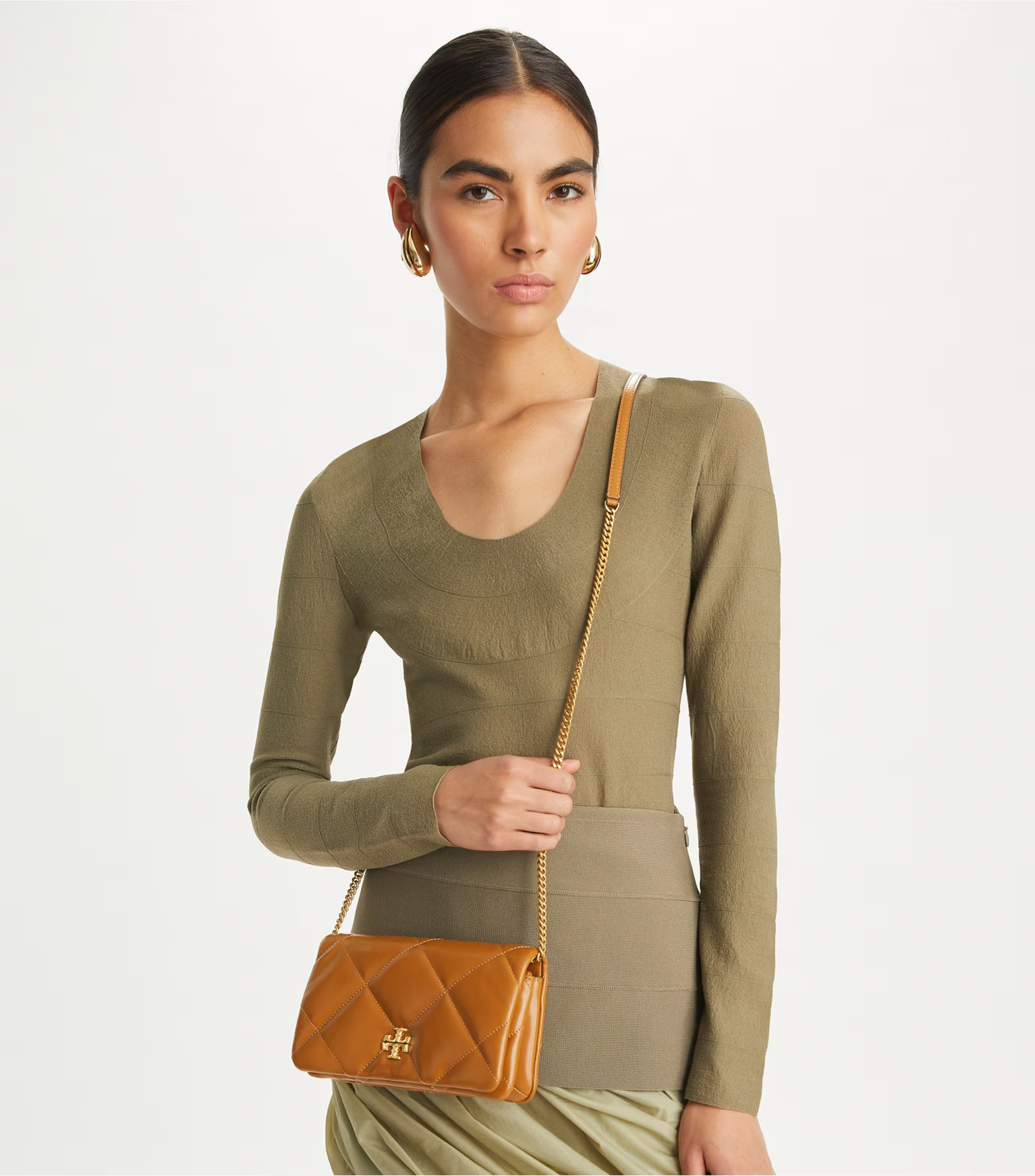 Kira Diamond Quilt Chain Wallet: Women's Designer Mini Bags | Tory Burch | Tory Burch (US)