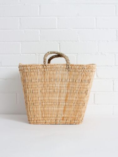 Details about   Reed Box Basket Handbag, Flat French Market Beach Tote Shopper Holiday Bag | eBay UK
