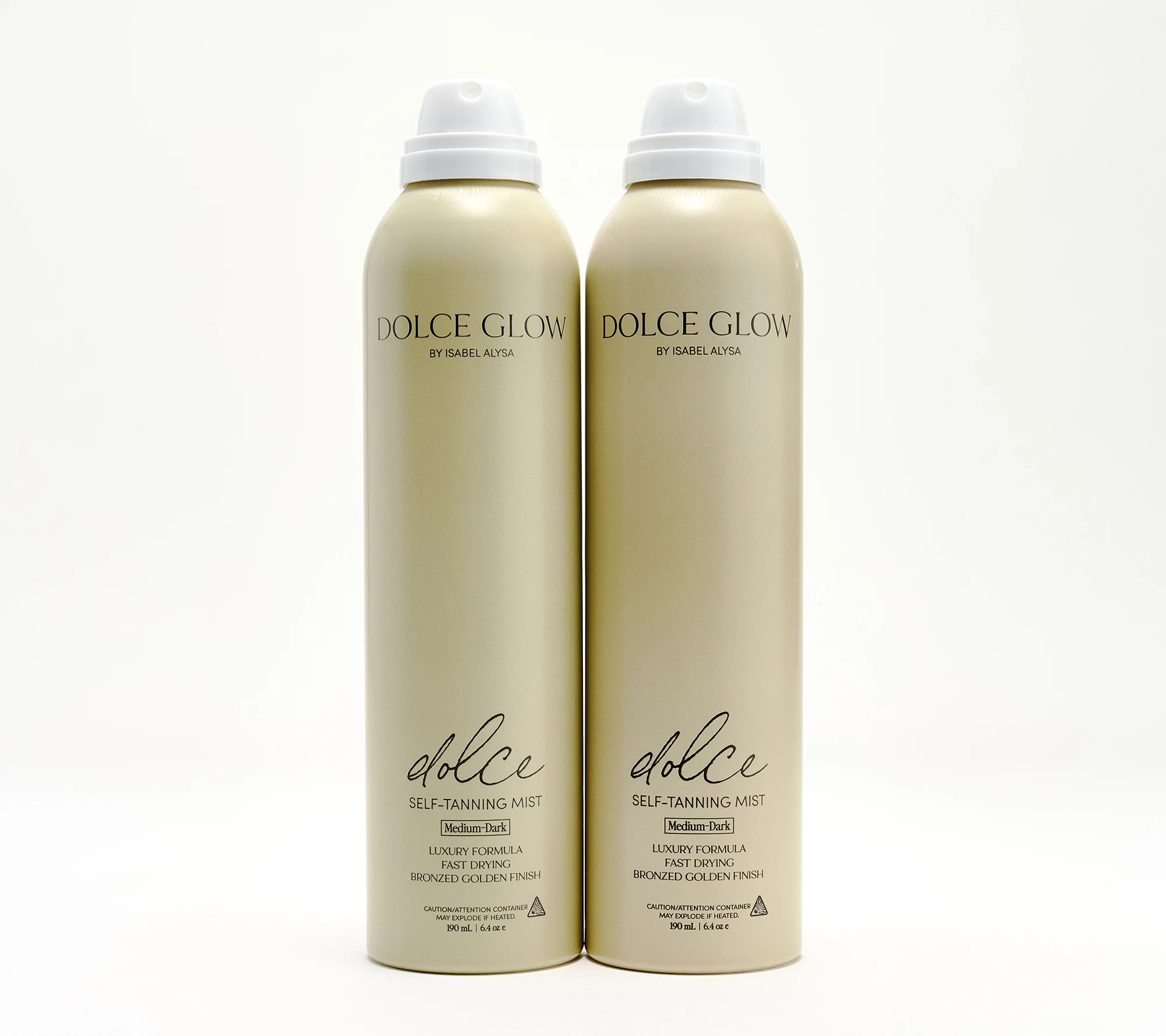 Dolce Glow Dolce Bronze Self-Tanning Spray Mist Duo | QVC