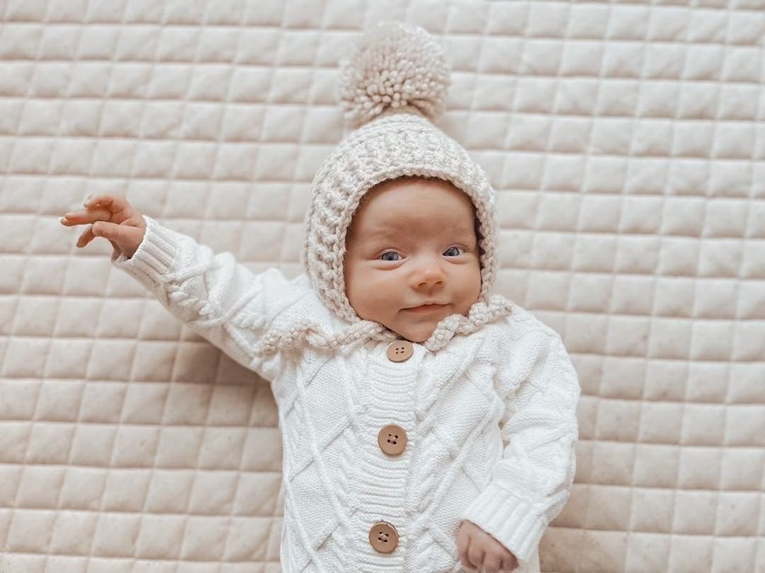 River crochet pixie baby bonnet | Etsy (US)