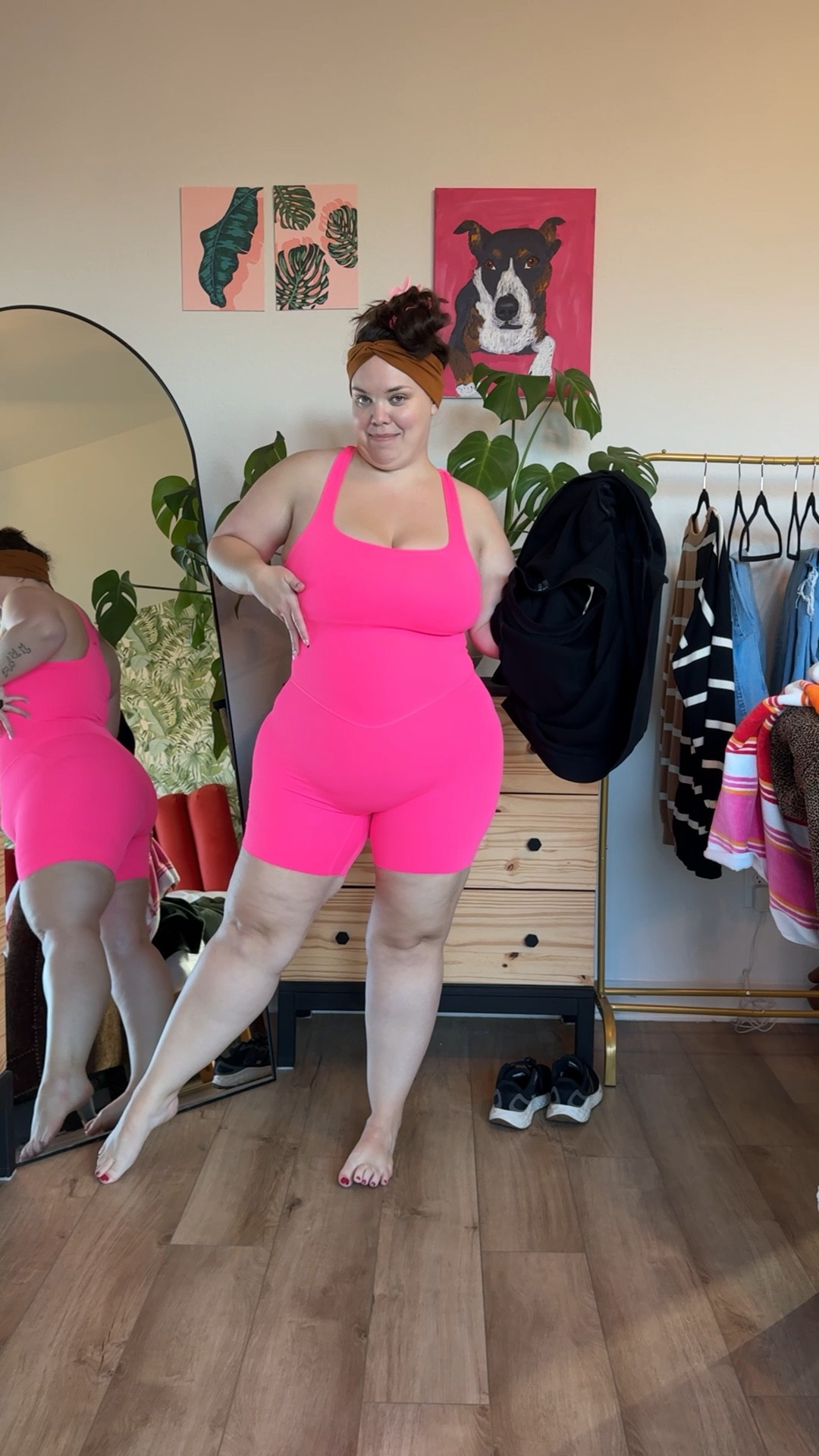 My sweater is from last year but I’ve linked this years version! 
Jumpsuit is XL
Sweater is 18/20

#LTKSeasonal #LTKActive #LTKPlusSize