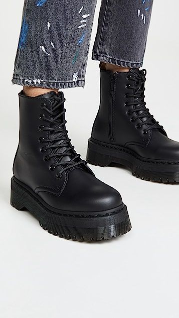 Vegan Jadon II Mono 8 Eye Boots | Shopbop