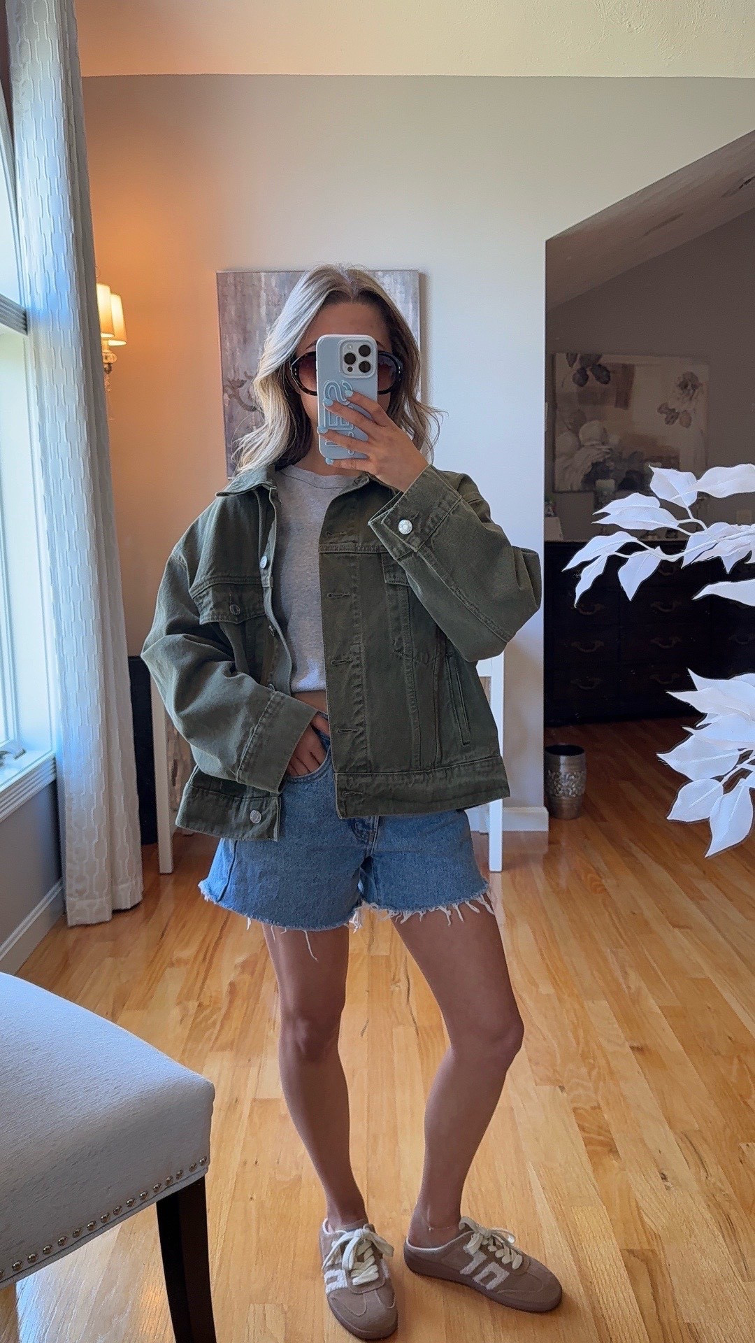 wearing a xs in jacket and 23 in shorts. Tee is old from Brandy! 

#LTKootd #LTKSeasonal #LTKU