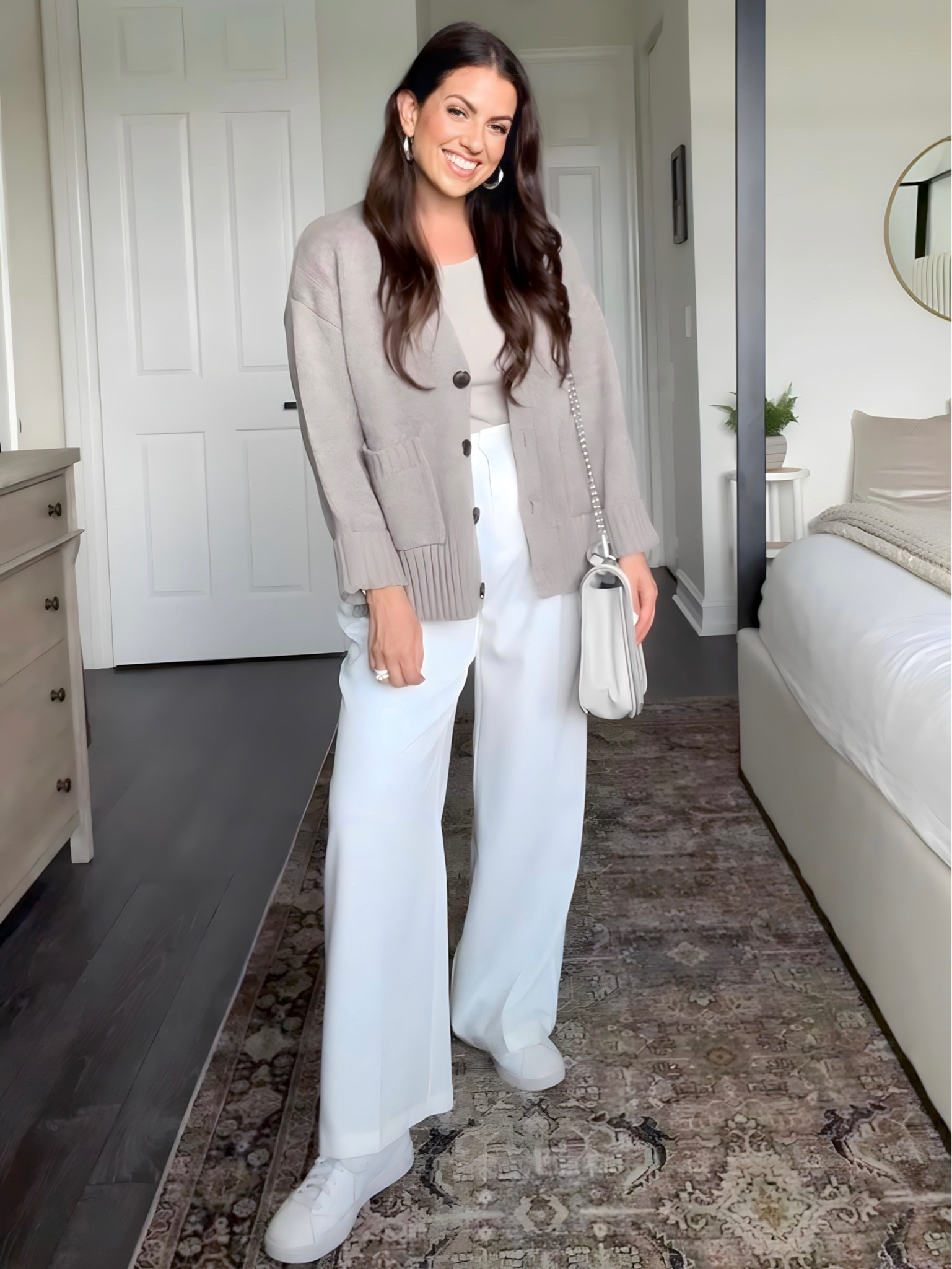 Wearing white after Labor Day. Fall outfit. Amazon fashion. Runs TTS  

#LTKstyletip #LTKfindsunder100 #LTKover40