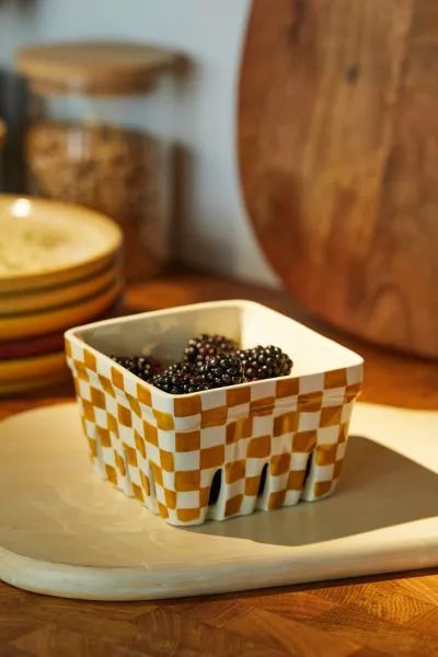 Pax Checkerboard Berry Colander Dish | Urban Outfitters (US and RoW)