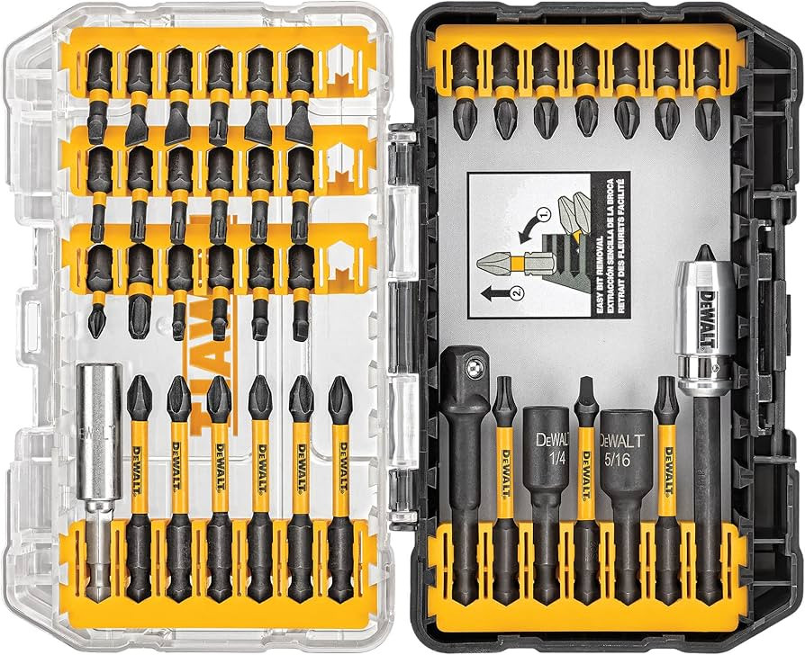 DEWALT Screwdriver Bit Set, Impact Ready, FlexTorq, 40-Piece (DWA2T40IR) | Amazon (US)