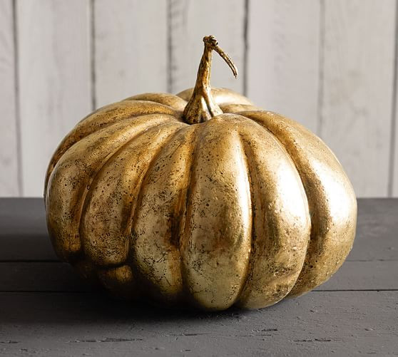 Metallic Gold Pumpkin | Pottery Barn (US)