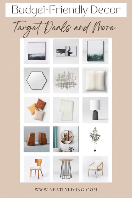 Target Deals and More! 25% Sale Items included. Canvas Art, Mirror, Throw Pillow, Lamp, Wall Art, Faux Greenery, Wall Shelving, Chairs and Side Table

#LTKhome #LTKsalealert #LTKunder100