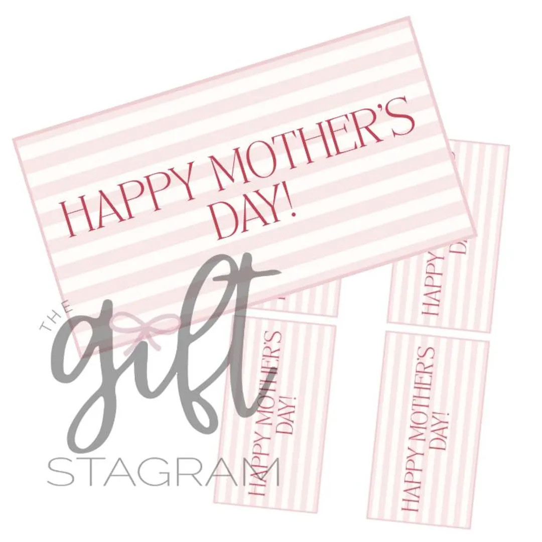 Happy Mother's Day! Gift Tag | Mother's Day Wine Tag | DIGITAL DOWNLOAD | Mother's Day Gift Tags ... | Etsy (US)