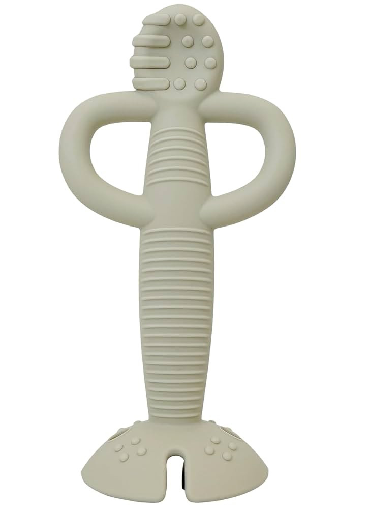 Busy Baby Teething Spoon - 2-in-1 Teether and Training Spoon for Self Feeding, Dishwasher Safe, B... | Amazon (US)