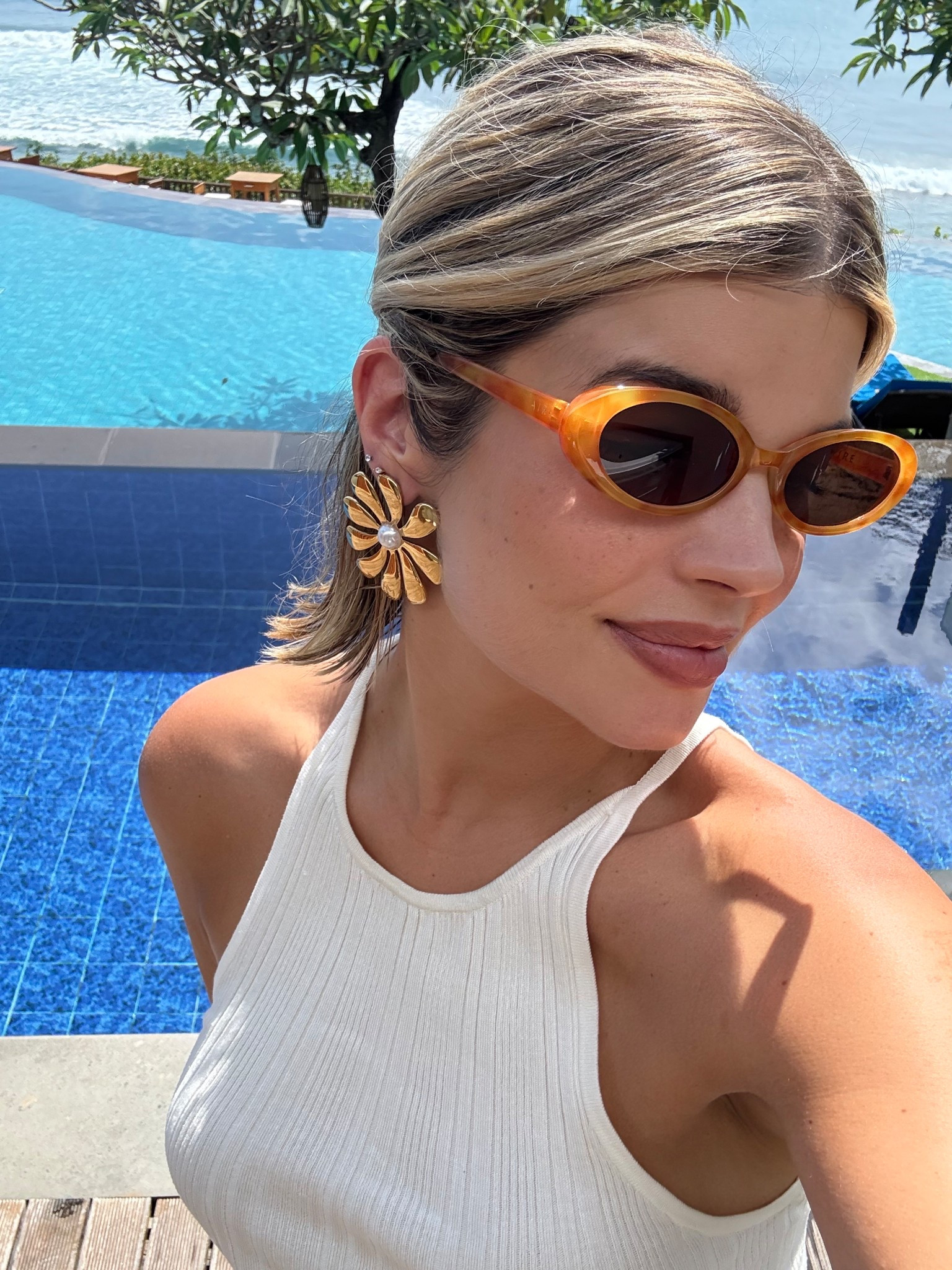 A post just dedicated to these earrings! So cute for summer, day or night. Not heavy and dress up any look. 

#LTKStyleTip #LTKFindsUnder100 #LTKSummerEdit