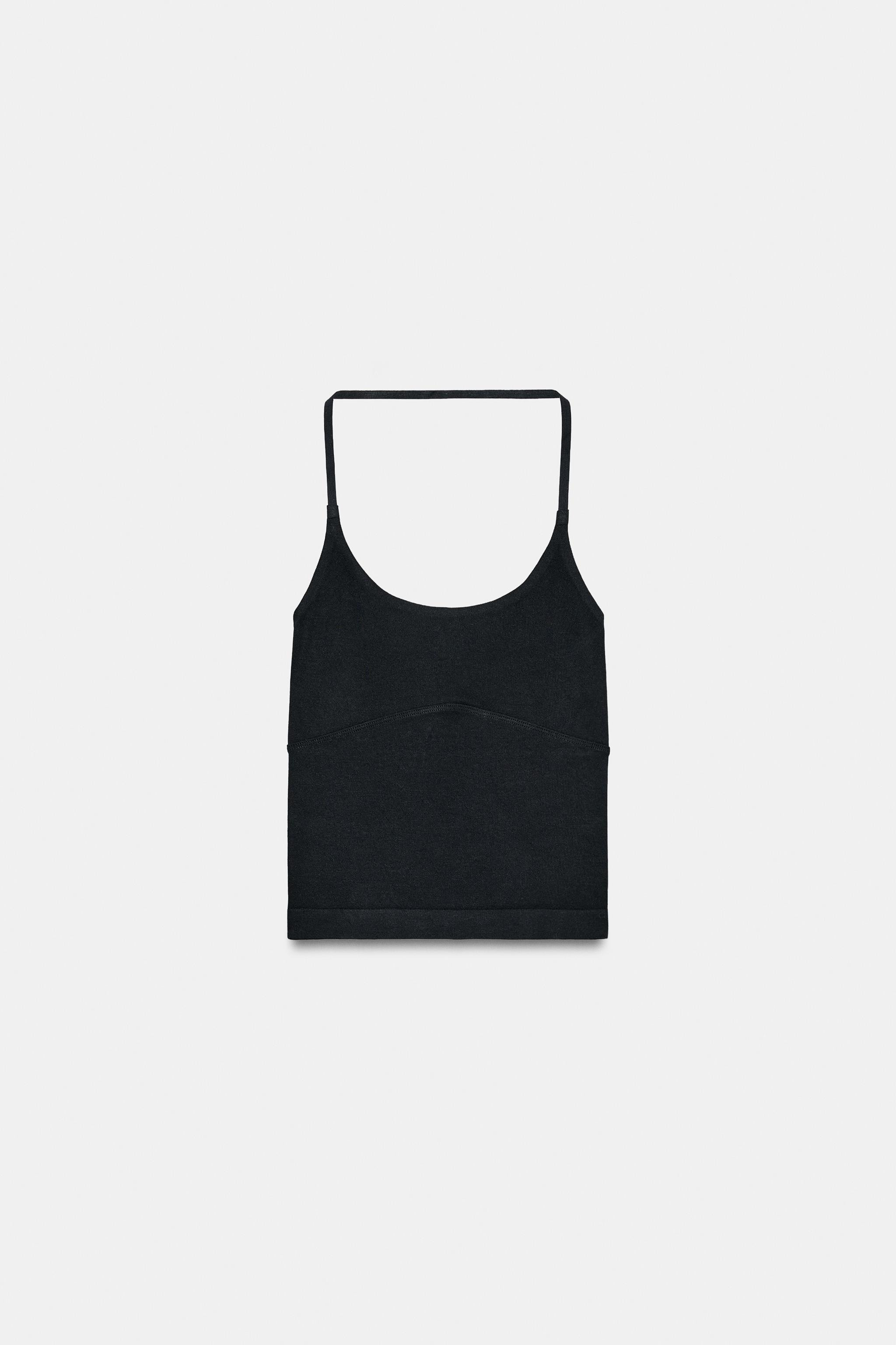 SEAMLESS HALTER TOP | Zara UK