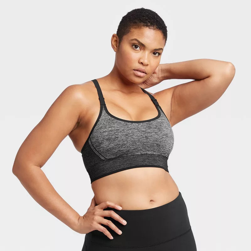 Women's Medium Support Seamless Cami Sports Bra - All in Motion™ | Target