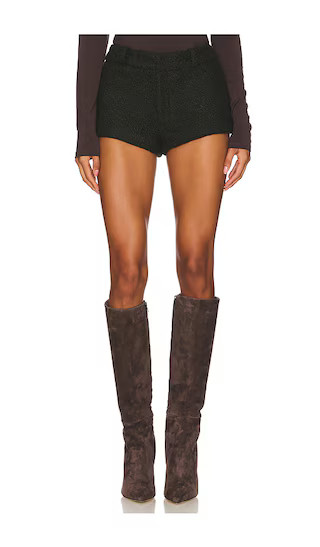 Caresse Shorts in Dark Green | Revolve Clothing (Global)