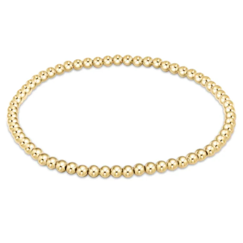 Classic Gold 3mm Bead Bracelet | Southern Roots