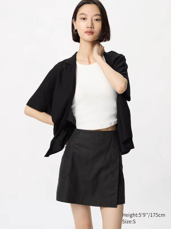 Linen Blend Skort | UNIQLO (UK)