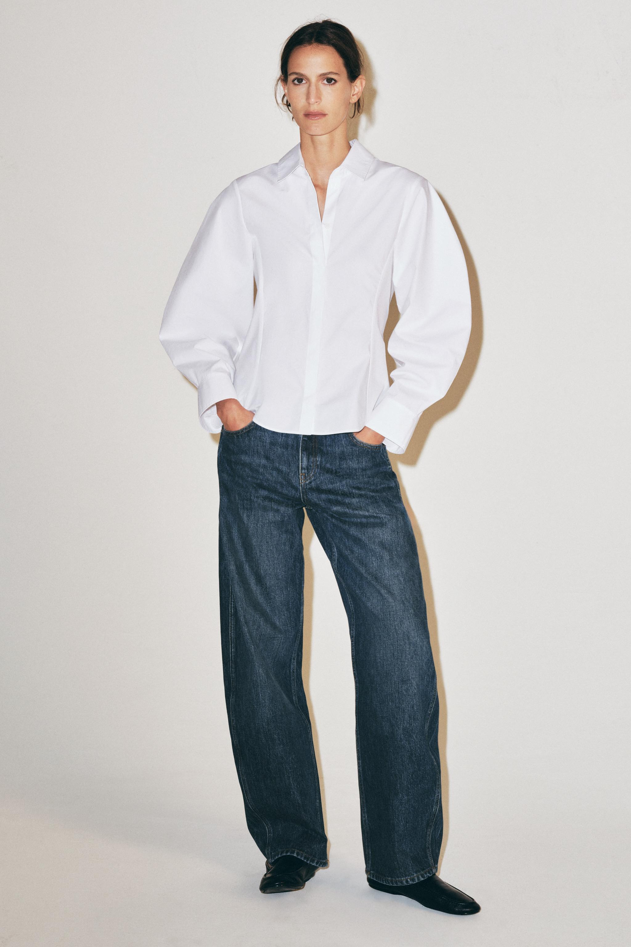 ZW COLLECTION POPLIN SHIRT | Zara US