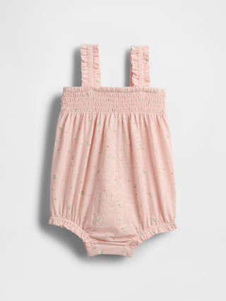 Baby Smocked Shorty One-Piece | Gap (US)