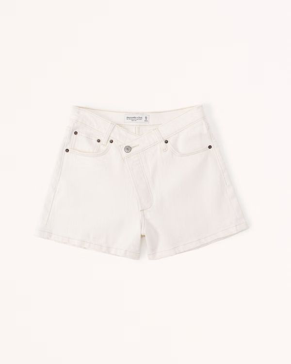 High Rise 90s Cutoff Shorts | Abercrombie & Fitch (US)
