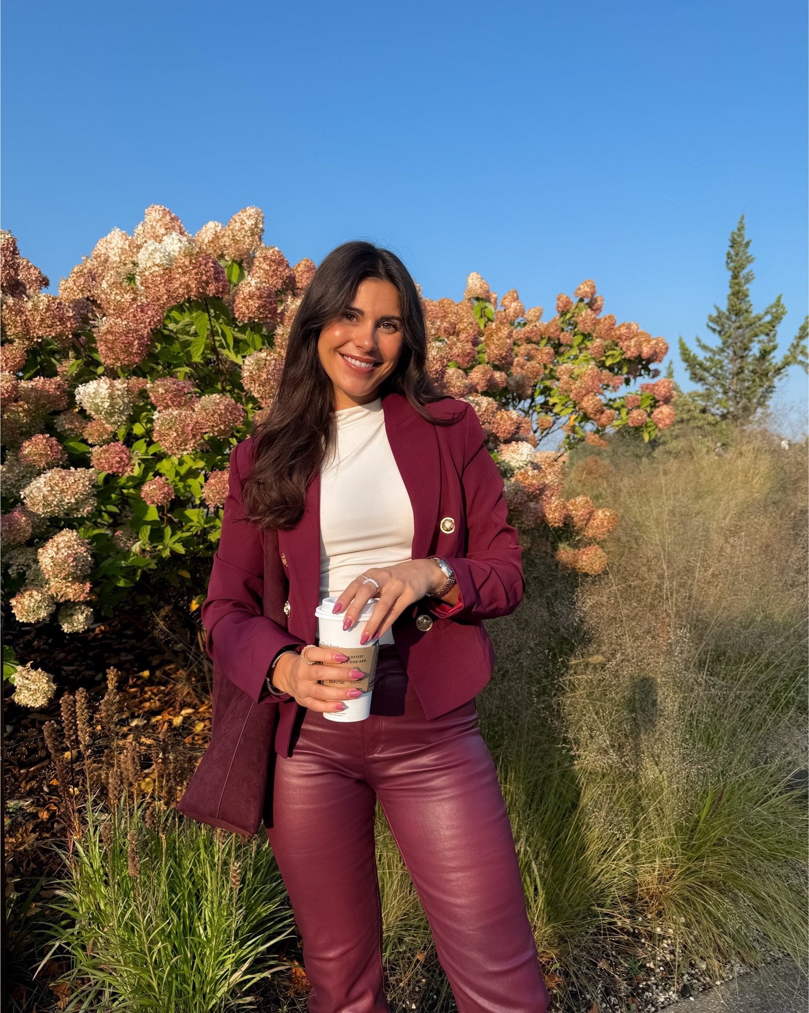 I’m obsessed with this outfit from the Noli Shop!! 👜

I LOVE this ‘Double Breasted Blazer’ and the Merlot color! It also comes in three other colors/patterns. And I’m obsessed with these ‘Aria Coated Flare Jeans’ in color Sangria! This outfit is so fun and stylish for Fall! 

I’m wearing size small in the Blazer and 27/4 in pants. 

I will be wearing this outfit A LOT this Fall & Winter 🍂👜

You can shop my outfit and other @thenolishop products at the links below! 

Don’t forget to follow me to shop my favorite brands, stay up to date on current sales, & to keep up with what’s trending! 

#ad #thenolishop #fallstyle #fallfashion #workwear #businesscasual #turtleneck #seasonal #leatherpants #set #style #fashion #under100 #sale #sweetcarolinecollection 

#LTKsalealert #LTKfindsunder100

#LTKWorkwear #LTKSeasonal #LTKStyleTip