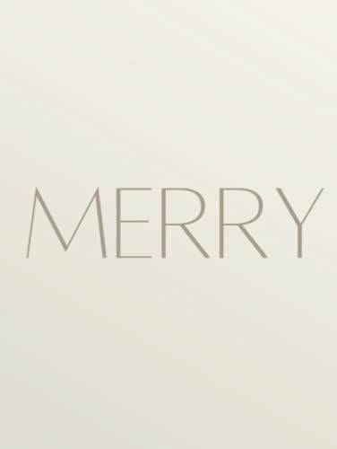 Merry: Christmas Decorative Coffee Table book for Stacking and Shelf Accent      Hardcover – De... | Amazon (US)