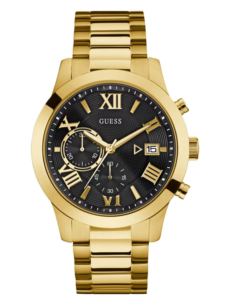 Gold-Tone Chronograph Watch | Guess (US)
