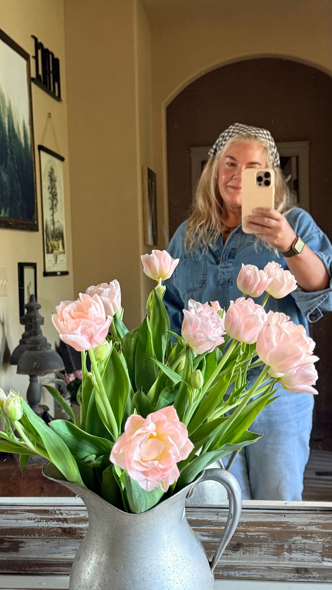 Heading out for Coffee in denim on denim! This denim popover is older from old navy but I’ve listed several similar ones here! #springoutfit2026 #coffeedateoutfit #denimondenim

#LTKSeasonal #LTKMidsize #LTKOver40