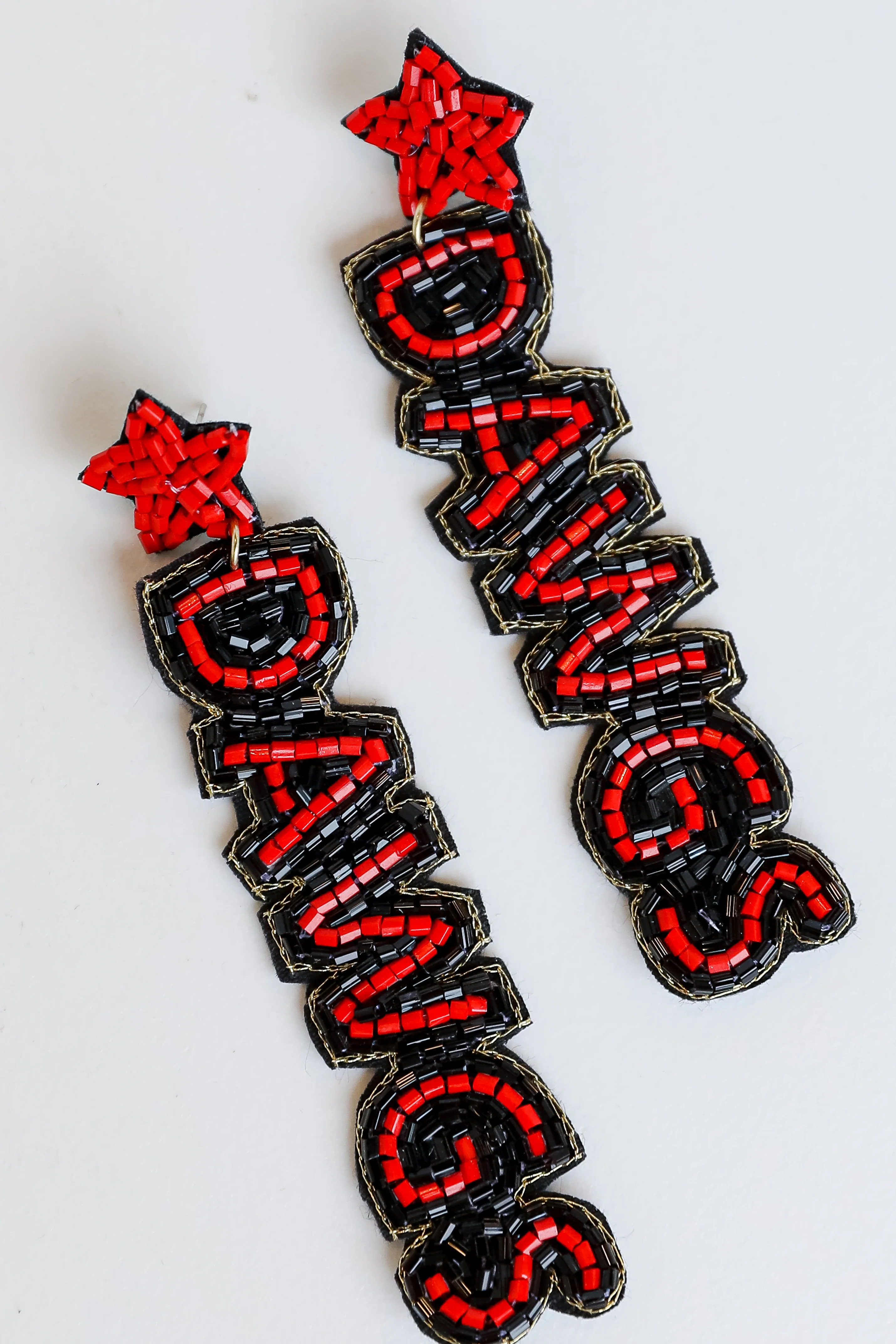 Dawgs Beaded Star Drop Earrings | DU Exclusives | Dress Up | Dress Up