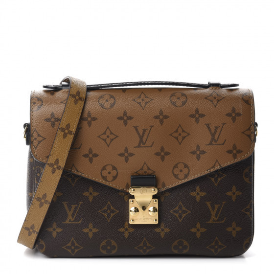 LOUIS VUITTON Reverse Monogram Pochette Metis | Fashionphile