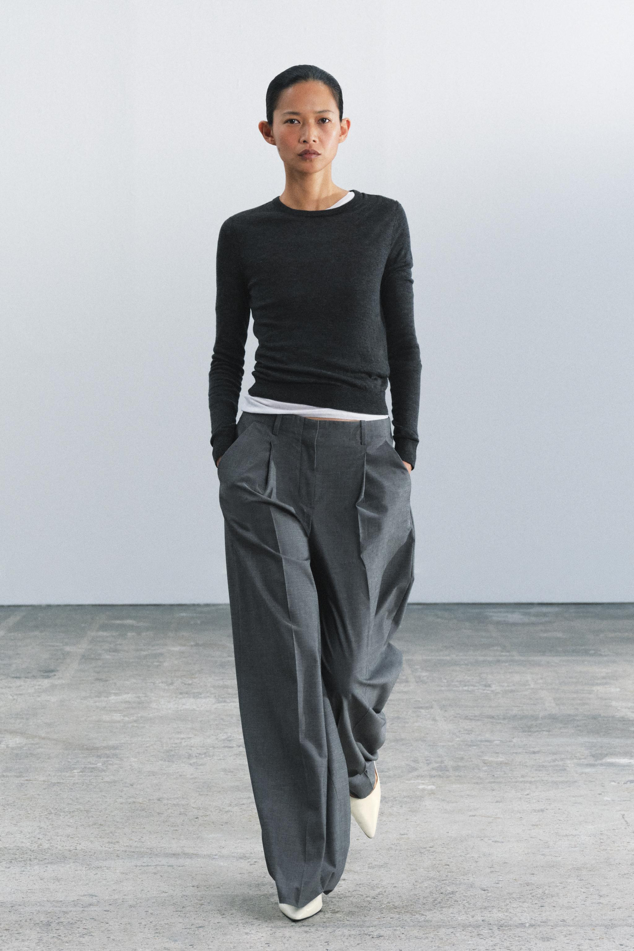 ZW COLLECTION PLEATED TROUSERS | Zara UK