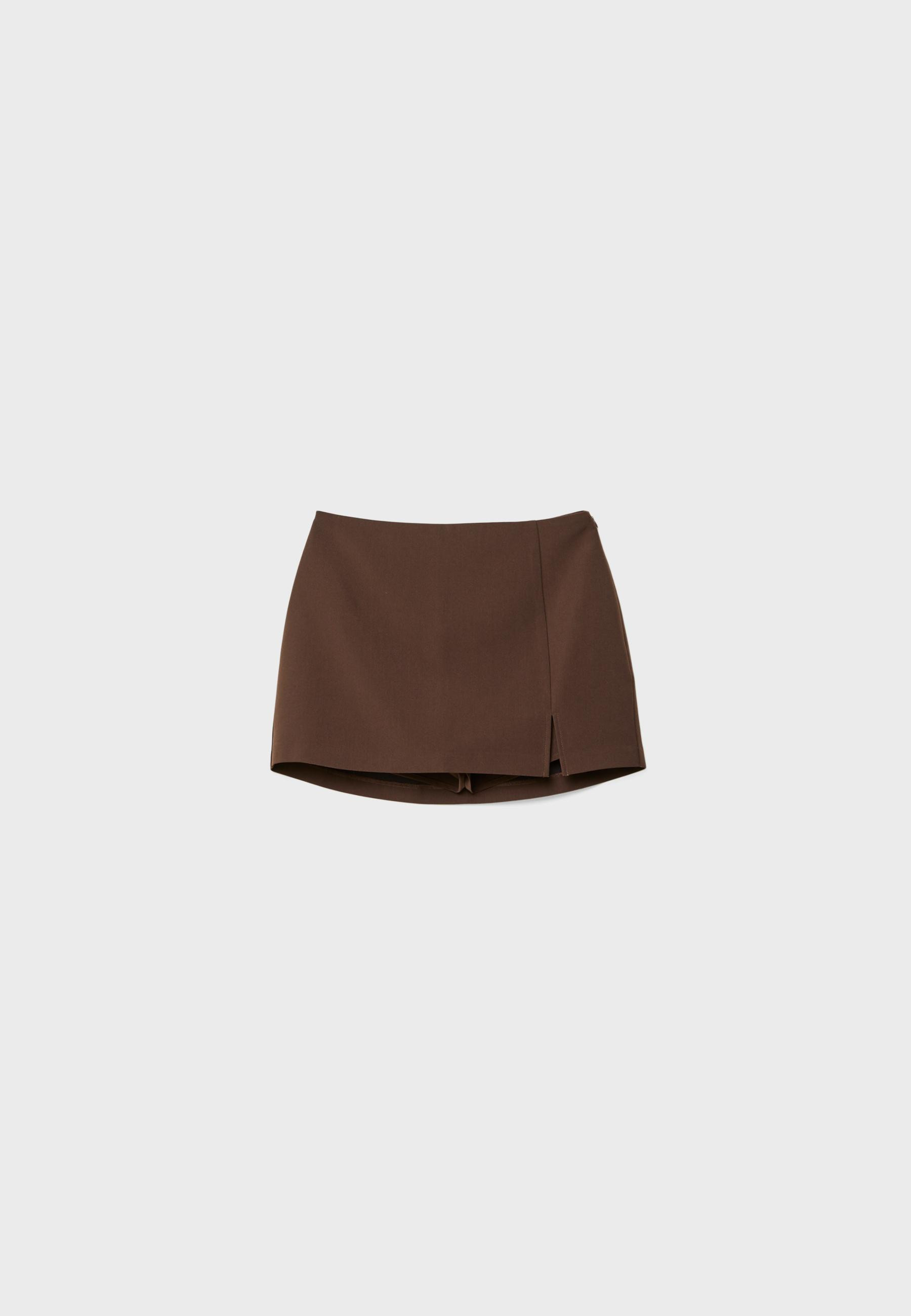 Skort met zijsplit | Stradivarius (NL)