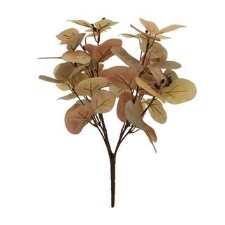 Neutral Tan Eucalyptus Leaf with Berries Bush by Ashland® | Michaels Stores