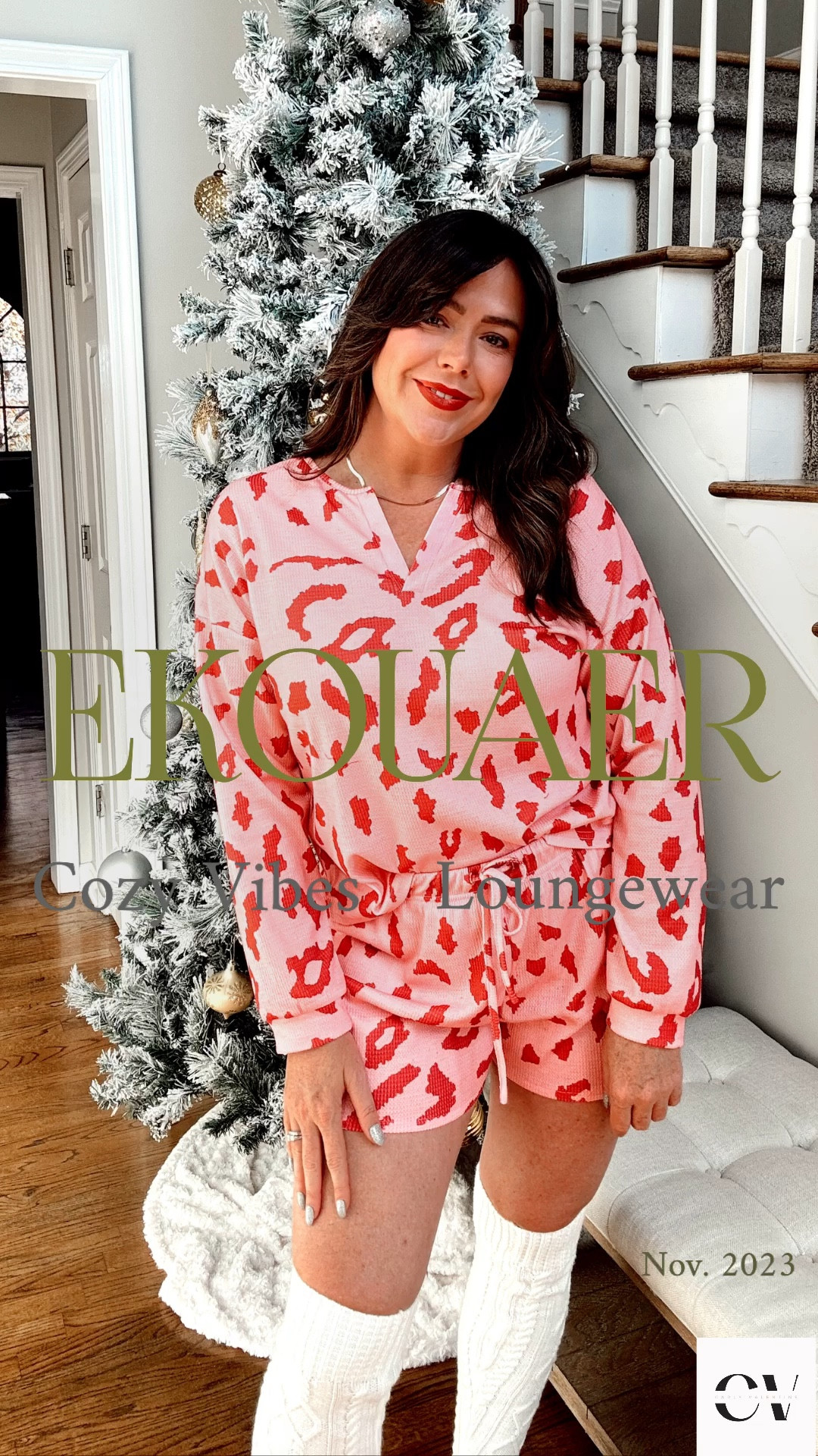 Adore @ekouaer loungewear pieces ! This cheetah 🐆 set is so cute and cozy for all year round ! The lounge dress I am obsessed with also as you can also throw on a jacket & boots and wear it out as a dress or belt it as well! #gifted #loungewear #loungewear #sleepwear #cozywear #pjs #ad 

#LTKHoliday #LTKGiftGuide #LTKmidsize