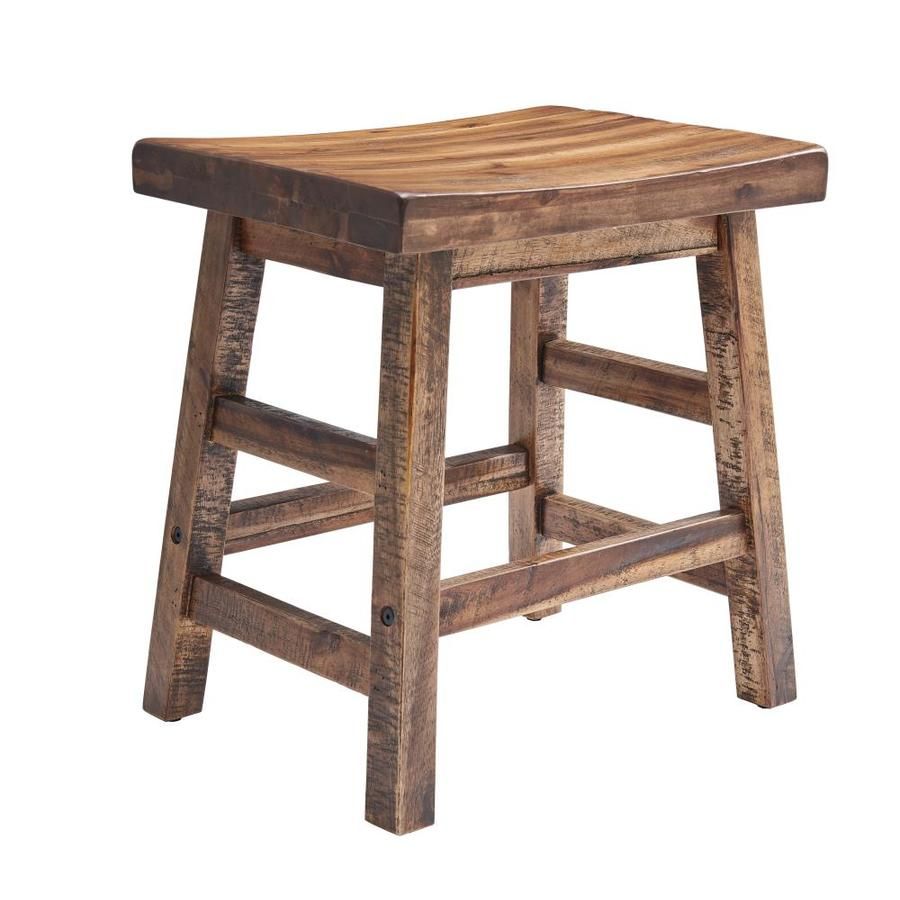 Alaterre Furniture Durango Dark Brown Small Bar Stool | Lowe's