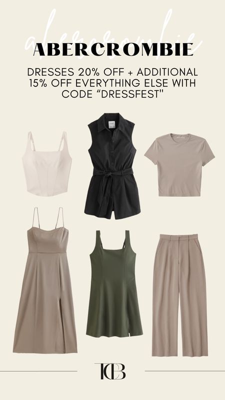 20% off dresses + additional 15% off everything else with code DRESSFEST at Abercrombie! Shop some of my summer favorites! 

#LTKstyletip #LTKsalealert #LTKSeasonal