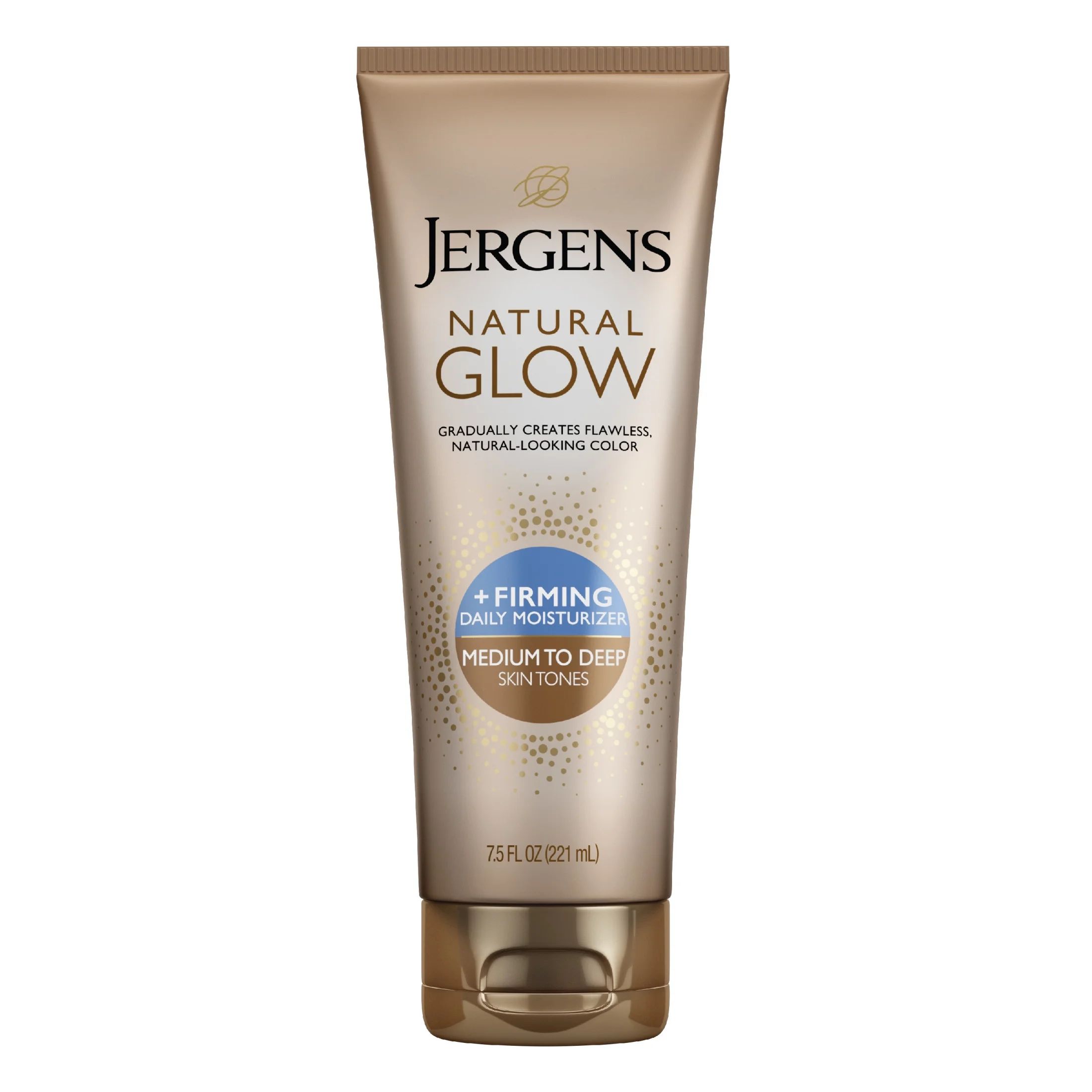 Jergens Natural Glow Firming Daily Moisturizer, Medium to Tan Sunless Tanner Lotion, 7.5 oz | Walmart (US)