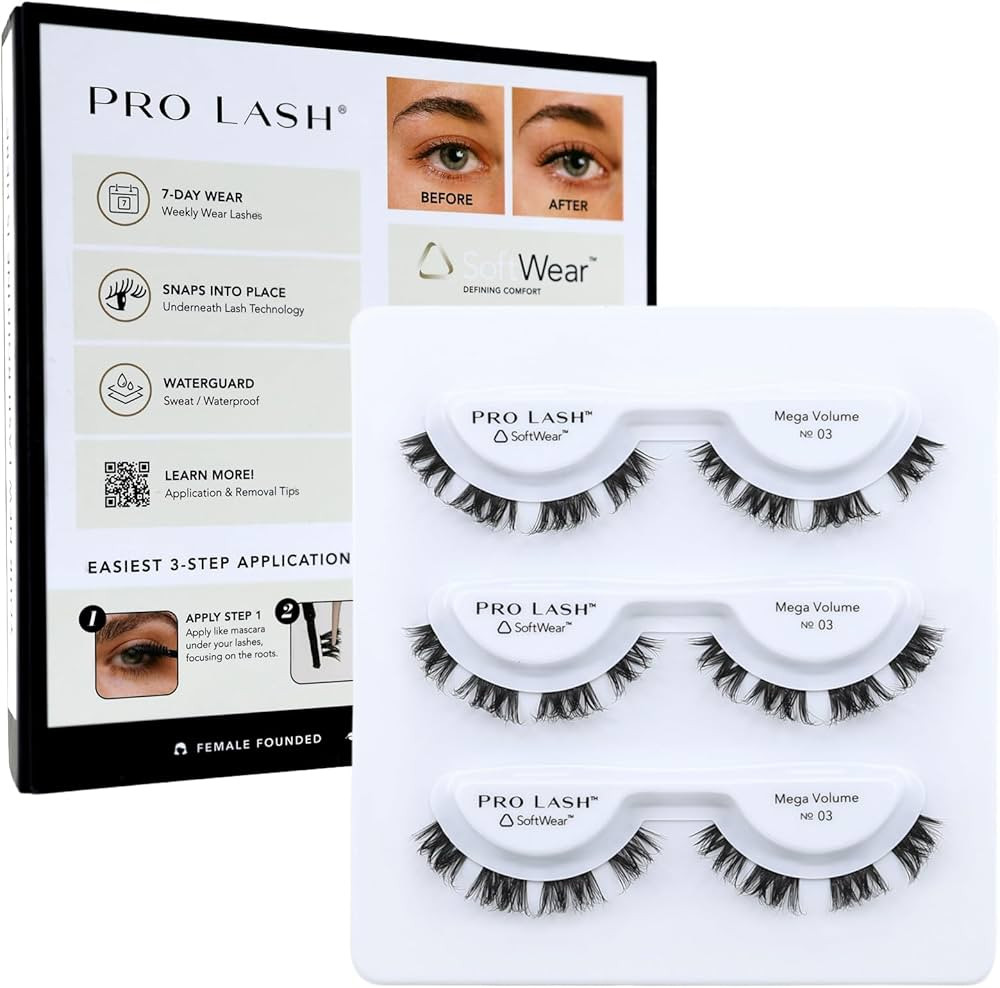 Pro Lash SoftWear Professionally Styled Lash Clusters - Seamless, Lightweight Lashes - 7-Day Clus... | Amazon (US)