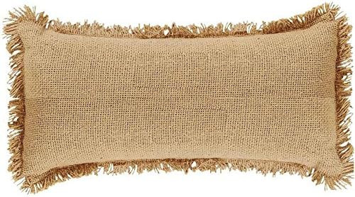 Olivia's Heartland Deluxe Burlap Natural Tan Pillow - 7x13 | Amazon (US)