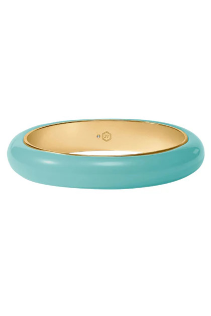 Julie Vos Amalfi Aqua Statement Bangle Bracelet | The Willow Tree