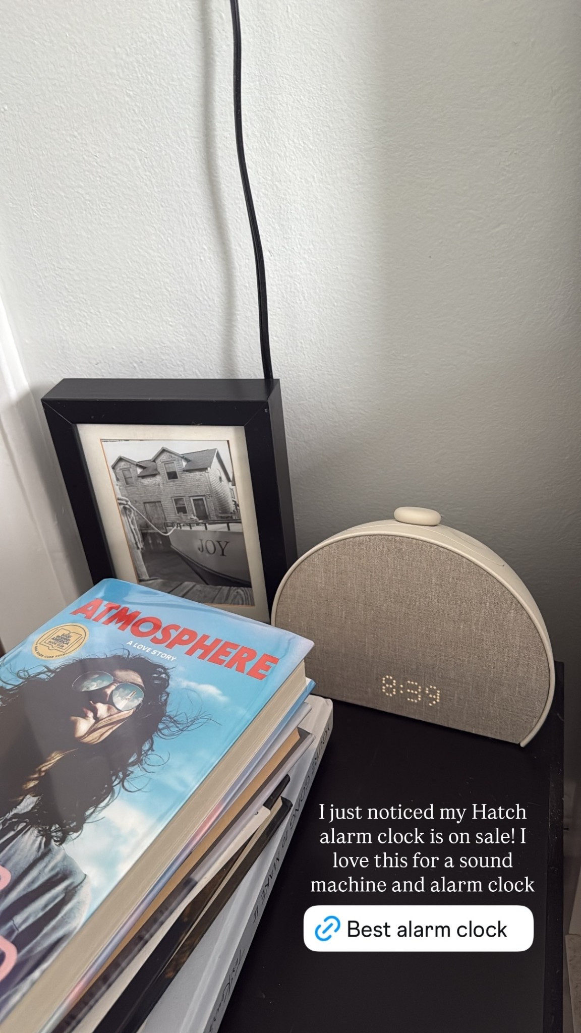 I just noticed my Hatch alarm clock is on sale! I love this for a sound machine and alarm clock