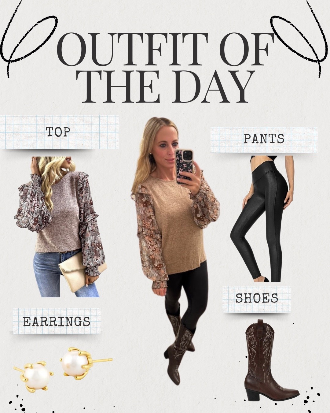 Fall outfit. Neutral outfit. Boots 



#LTKMidsize #LTKSeasonal #LTKFindsUnder50