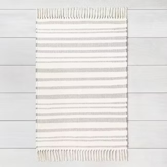 Stripe with Fringe Area Rug - Hearth & Hand™ with Magnolia | Target