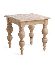 24in Bordeaux Reclaimed Wood End Table | Marshalls