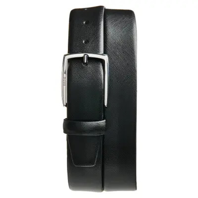 BOSS Celie Leather Belt in Black at Nordstrom, Size 38 | Nordstrom