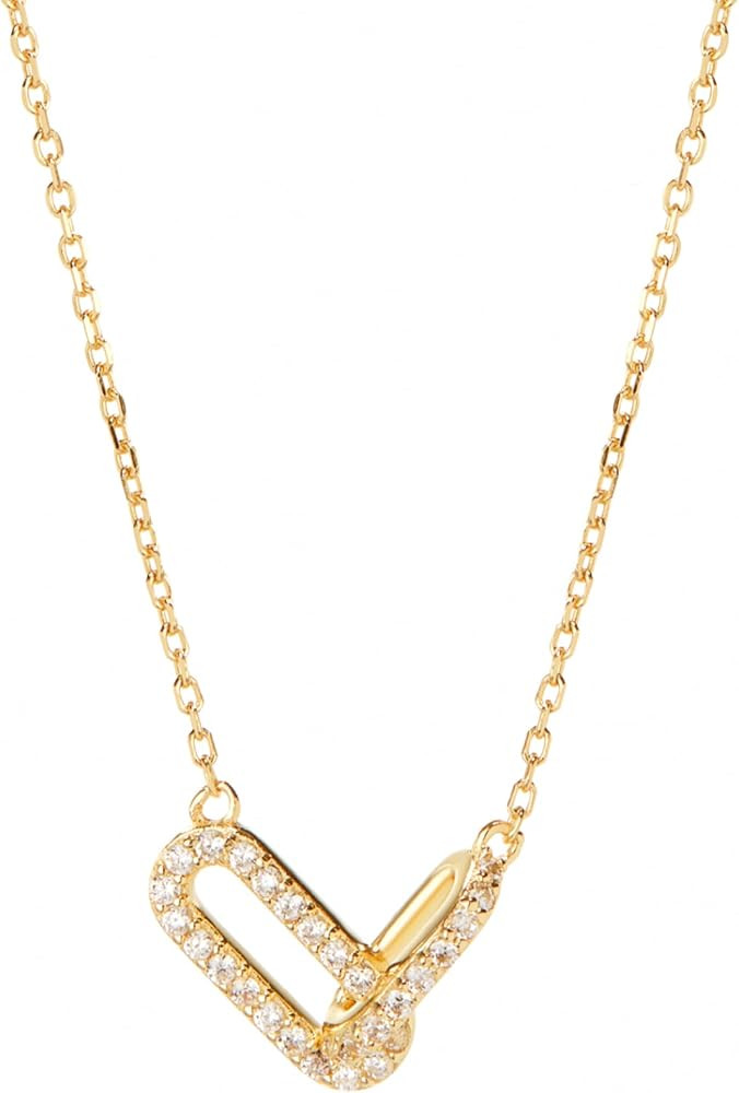 Ana Luisa Pendant Necklaces for Women - 14K Gold Plated and Silver Rhodium Necklace - Pearl, Hear... | Amazon (US)